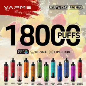 Vapme Crown Bar 18K disposable vape
