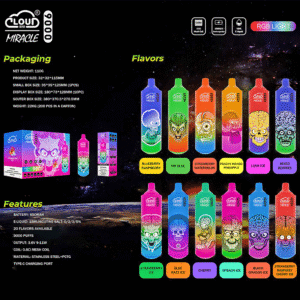 Cloud Bar Miracle 9K disposable vape