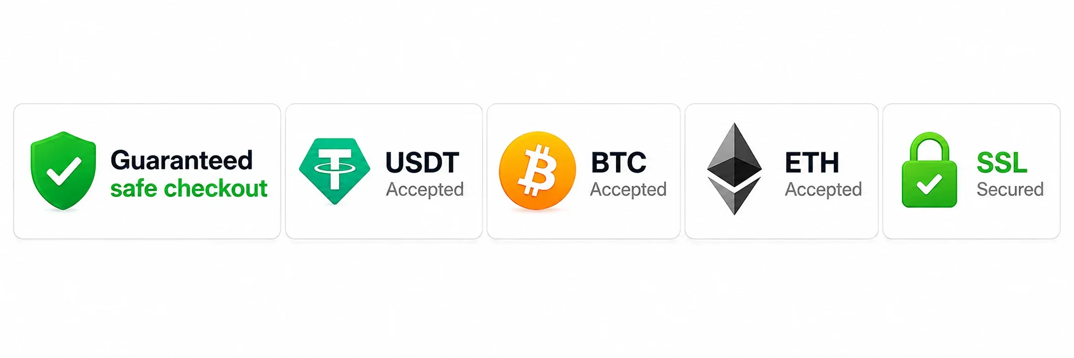 Secure payment methods accepted at VapeHub