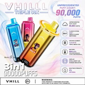 VHILL Triple 90K disposable vape