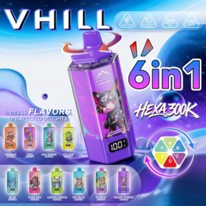 VHILL Hexa 300K disposable vape